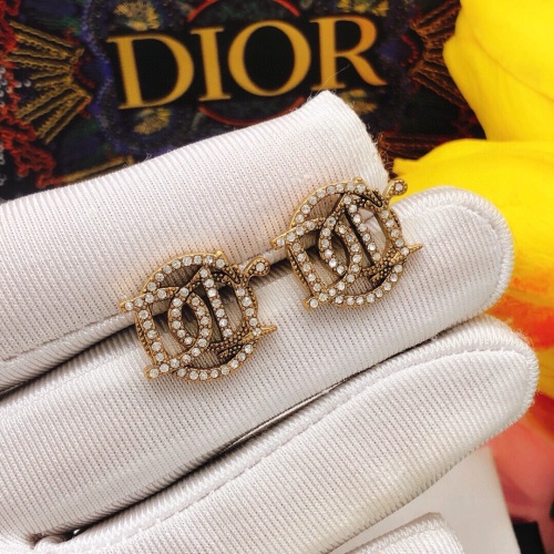 Replica Christian Dior Earrings For Women #1252181 $27.00 USD for Wholesale