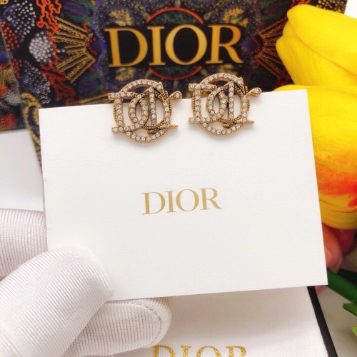 Replica Christian Dior Earrings For Women #1252181 $27.00 USD for Wholesale