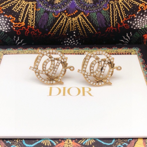 Replica Christian Dior Earrings For Women #1252181 $27.00 USD for Wholesale