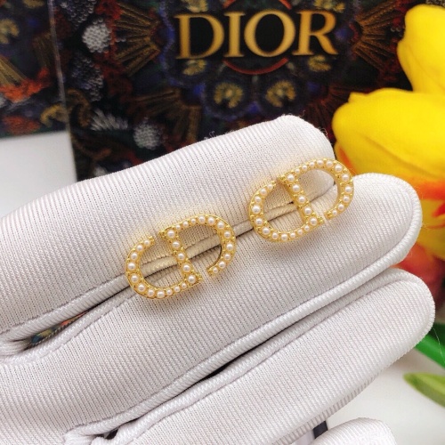 Replica Christian Dior Earrings For Women #1252224 $27.00 USD for Wholesale