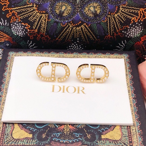 Replica Christian Dior Earrings For Women #1252224 $27.00 USD for Wholesale