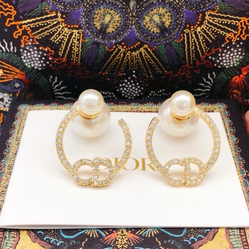 Replica Christian Dior Earrings For Women #1252225 $27.00 USD for Wholesale