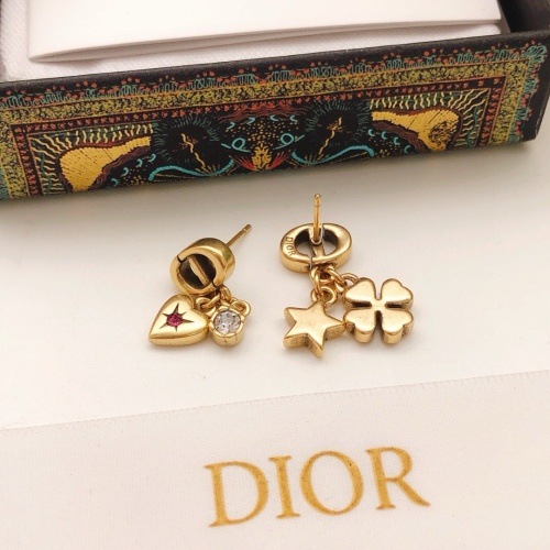 Replica Christian Dior Earrings For Women #1252227 $27.00 USD for Wholesale