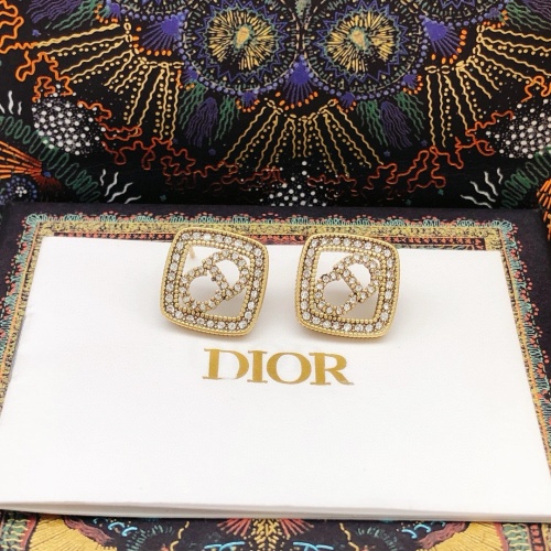 Replica Christian Dior Earrings For Women #1252230 $27.00 USD for Wholesale