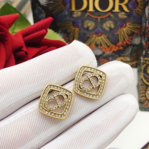 Replica Christian Dior Earrings For Women #1252230 $27.00 USD for Wholesale