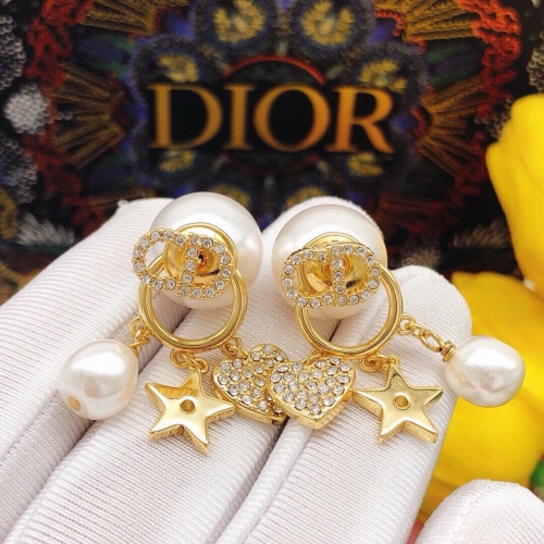 Replica Christian Dior Earrings For Women #1252232 $27.00 USD for Wholesale