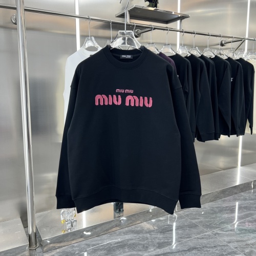 MIU MIU Hoodies Long Sleeved For Unisex #1252234 $52.00 USD, Wholesale Replica MIU MIU Hoodies