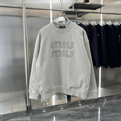 MIU MIU Hoodies Long Sleeved For Unisex #1252235 $52.00 USD, Wholesale Replica MIU MIU Hoodies