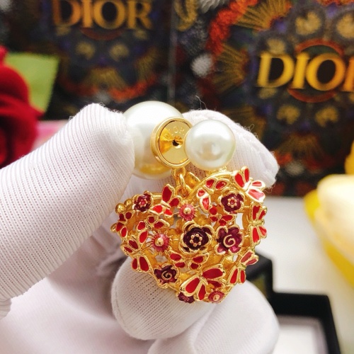 Replica Christian Dior Earrings For Women #1252236 $29.00 USD for Wholesale