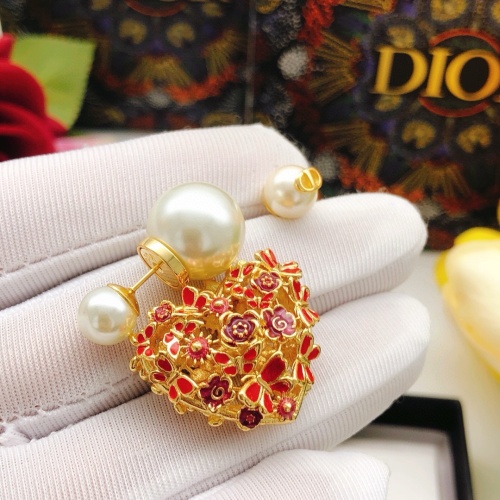 Replica Christian Dior Earrings For Women #1252236 $29.00 USD for Wholesale