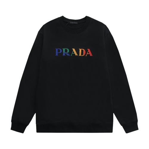 Prada Hoodies Long Sleeved For Unisex #1252247 $45.00 USD, Wholesale Replica Prada Hoodies