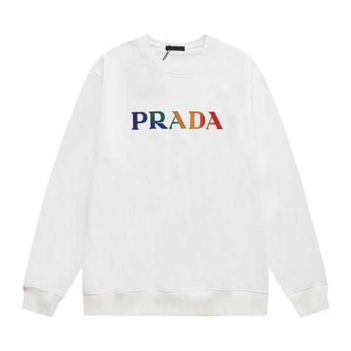 Prada Hoodies Long Sleeved For Unisex #1252248 $45.00 USD, Wholesale Replica Prada Hoodies