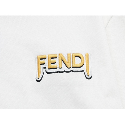 Replica Fendi Hoodies Long Sleeved For Unisex #1252258 $52.00 USD for Wholesale