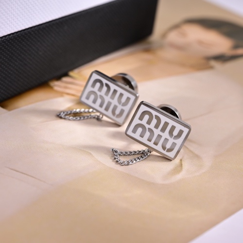 Replica MIU MIU Earrings For Women #1252281 $27.00 USD for Wholesale