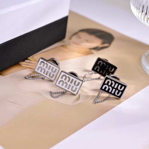 Replica MIU MIU Earrings For Women #1252281 $27.00 USD for Wholesale