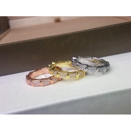 Replica Bvlgari Rings For Women #1252371 $25.00 USD for Wholesale