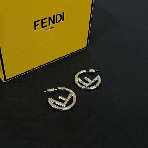 Replica Fendi Earrings For Women #1252438 $38.00 USD for Wholesale