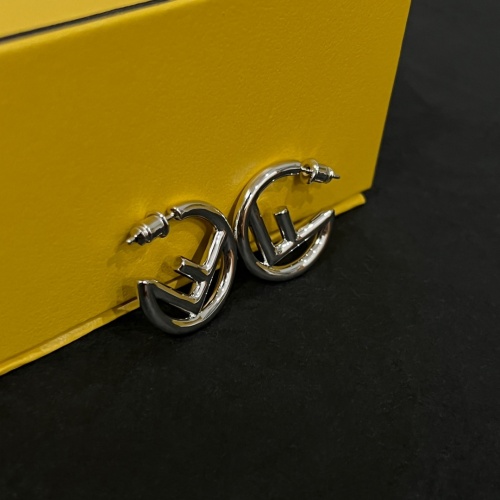 Replica Fendi Earrings For Women #1252438 $38.00 USD for Wholesale