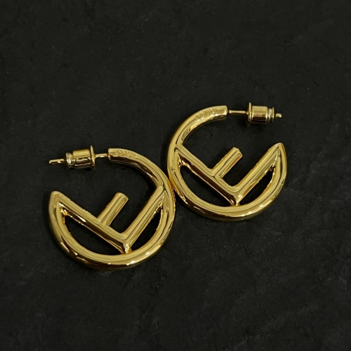 Fendi Earrings For Women #1252439 $38.00 USD, Wholesale Replica Fendi Earrings