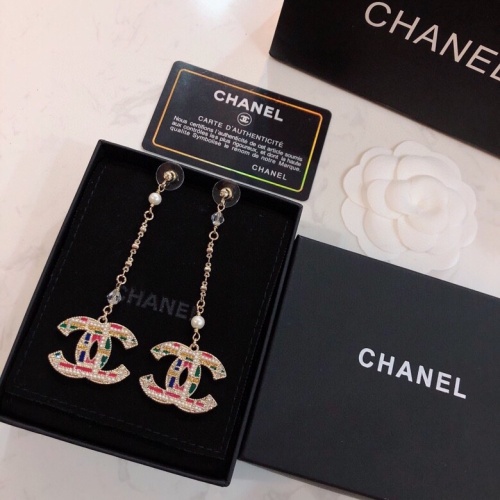 Replica Chanel Earrings For Women #1252448 $34.00 USD for Wholesale