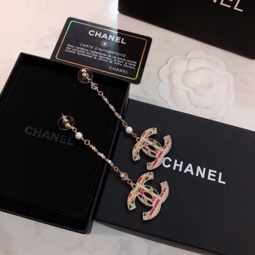 Replica Chanel Earrings For Women #1252448 $34.00 USD for Wholesale