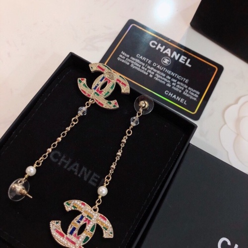 Replica Chanel Earrings For Women #1252448 $34.00 USD for Wholesale