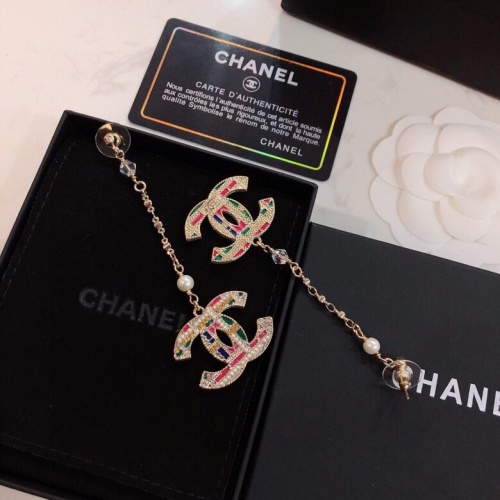 Replica Chanel Earrings For Women #1252448 $34.00 USD for Wholesale