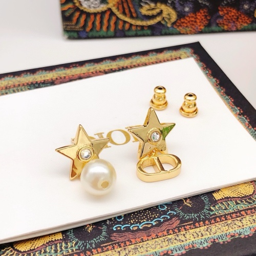 Replica Christian Dior Earrings For Women #1252458 $25.00 USD for Wholesale