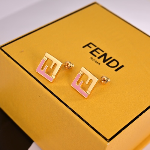 Fendi Earrings For Women #1252466 $27.00 USD, Wholesale Replica Fendi Earrings