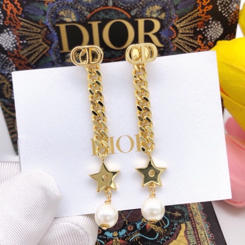 Replica Christian Dior Earrings For Women #1252472 $27.00 USD for Wholesale