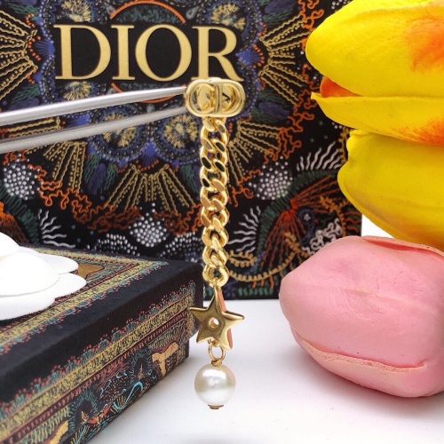 Replica Christian Dior Earrings For Women #1252472 $27.00 USD for Wholesale