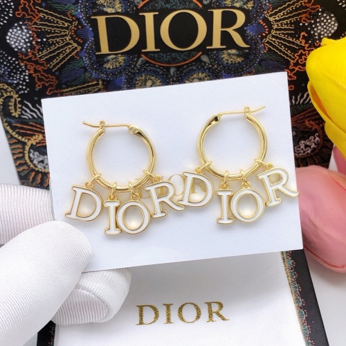 Replica Christian Dior Earrings For Women #1252474 $27.00 USD for Wholesale