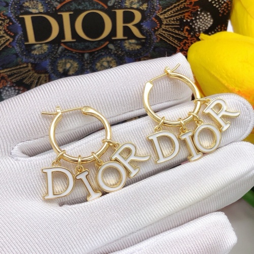 Replica Christian Dior Earrings For Women #1252474 $27.00 USD for Wholesale