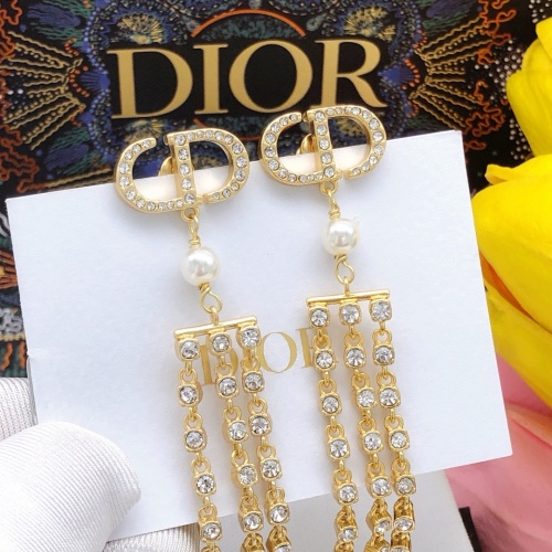 Replica Christian Dior Earrings For Women #1252479 $32.00 USD for Wholesale