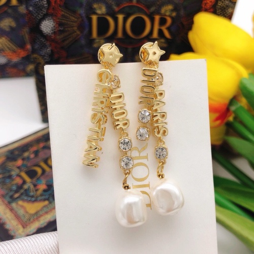 Christian Dior Earrings For Women #1252517 $27.00 USD, Wholesale Replica Christian Dior Earrings