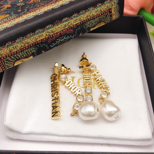 Replica Christian Dior Earrings For Women #1252517 $27.00 USD for Wholesale