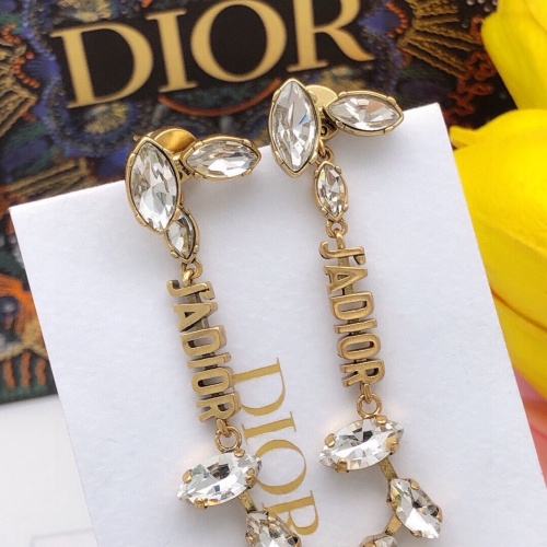 Replica Christian Dior Earrings For Women #1252520 $27.00 USD for Wholesale