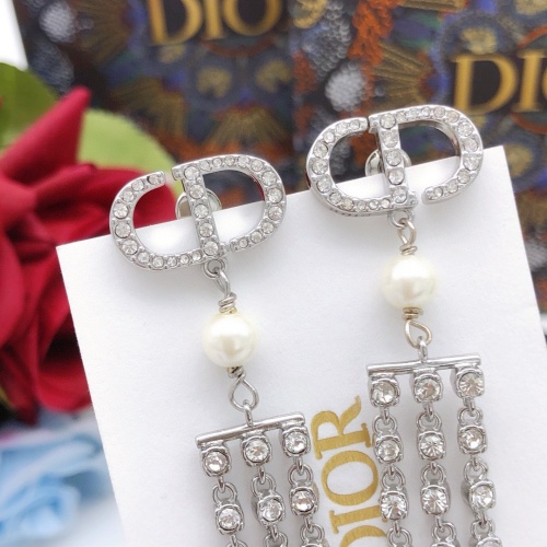 Replica Christian Dior Earrings For Women #1252521 $32.00 USD for Wholesale