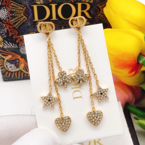 Replica Christian Dior Earrings For Women #1252525 $27.00 USD for Wholesale