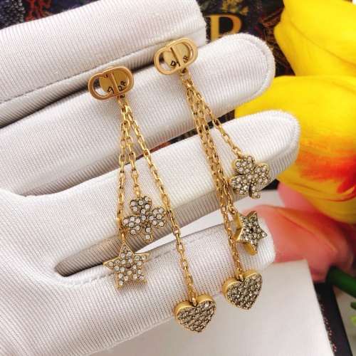 Replica Christian Dior Earrings For Women #1252525 $27.00 USD for Wholesale