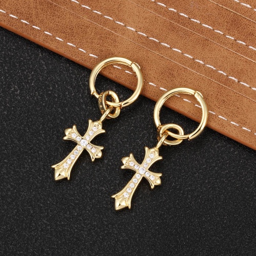 Chrome Hearts Earrings For Women #1252529 $32.00 USD, Wholesale Replica Chrome Hearts Earrings