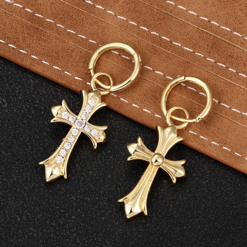 Replica Chrome Hearts Earrings For Women #1252530 $32.00 USD for Wholesale