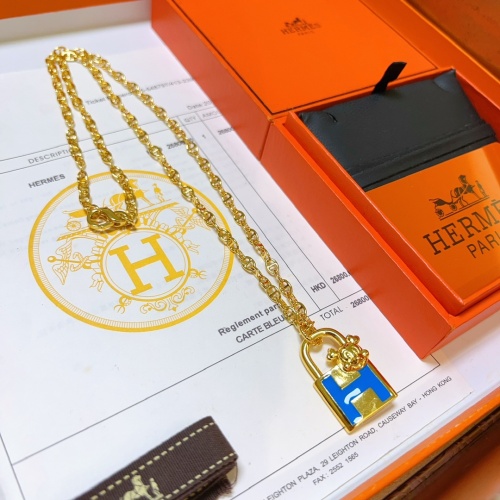 Replica Hermes Necklaces #1252543 $42.00 USD for Wholesale