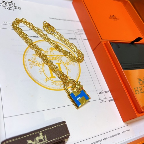 Replica Hermes Necklaces #1252543 $42.00 USD for Wholesale