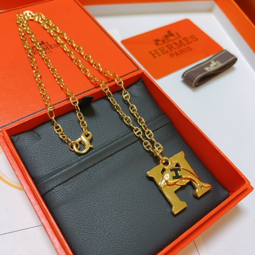 Hermes Necklaces #1252544 $42.00 USD, Wholesale Replica Hermes Necklaces