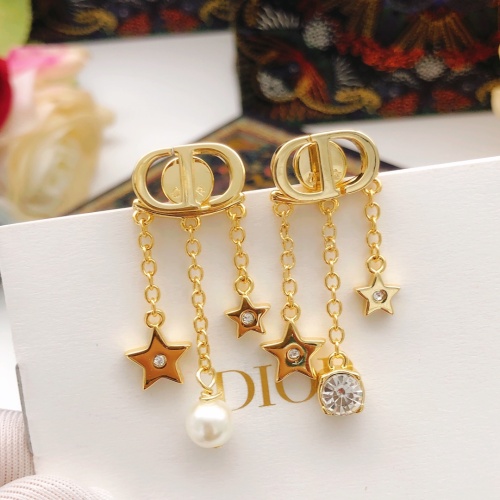 Replica Christian Dior Earrings For Women #1252550 $27.00 USD for Wholesale