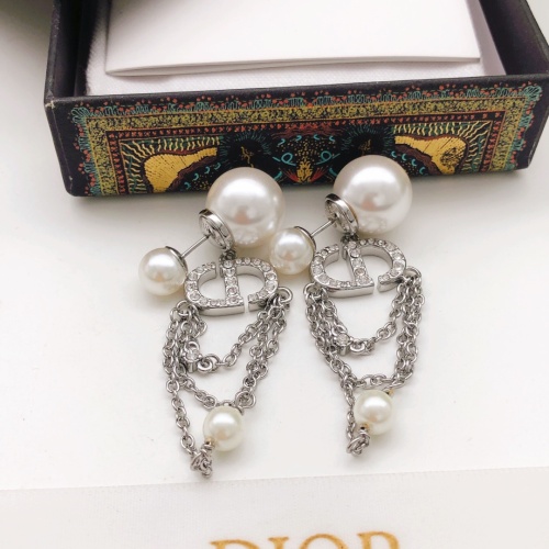 Replica Christian Dior Earrings For Women #1252551 $29.00 USD for Wholesale