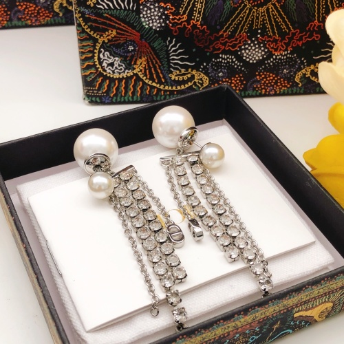 Replica Christian Dior Earrings For Women #1252554 $32.00 USD for Wholesale