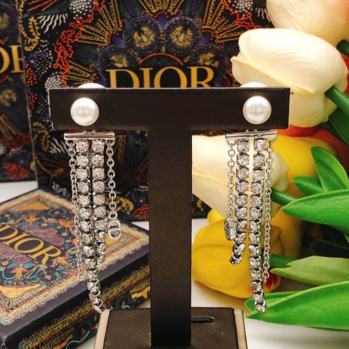 Replica Christian Dior Earrings For Women #1252554 $32.00 USD for Wholesale