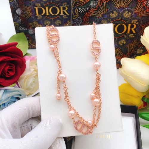 Replica Christian Dior Necklaces For Women #1252555 $32.00 USD for Wholesale